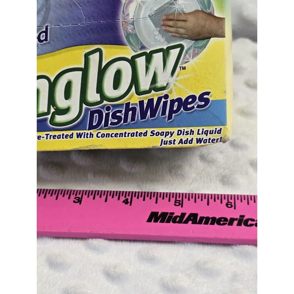 Sunglow Dish Wipes Original Disposable Pretreated Camping Discontinued Soap New